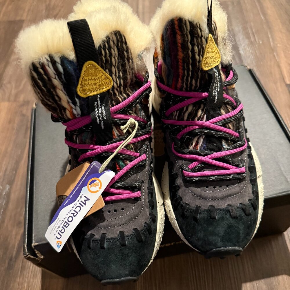 FLOWER MOUNTAIN Shearling Sneakers - Size EUR 38 - Size 7 / 7.5 MSRP $320